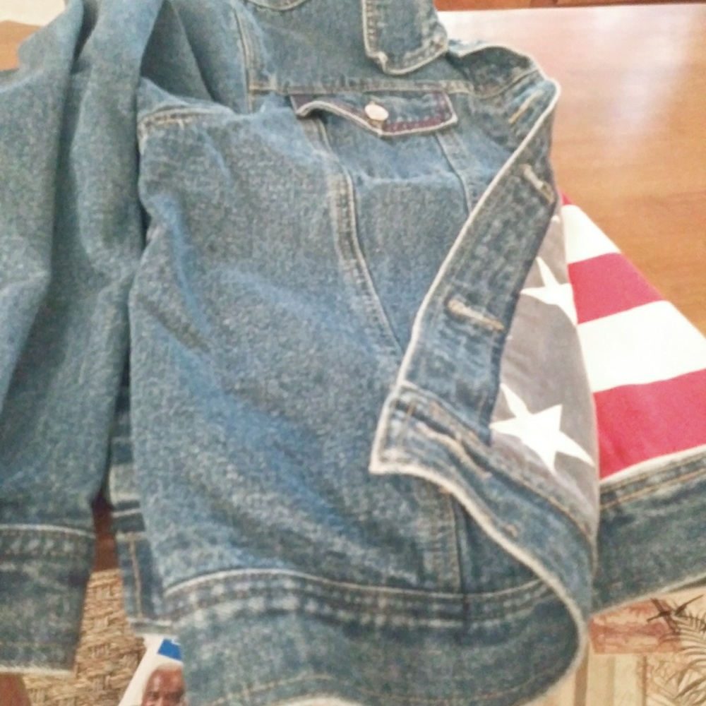 Vintage Lined Denim Jean Jacket